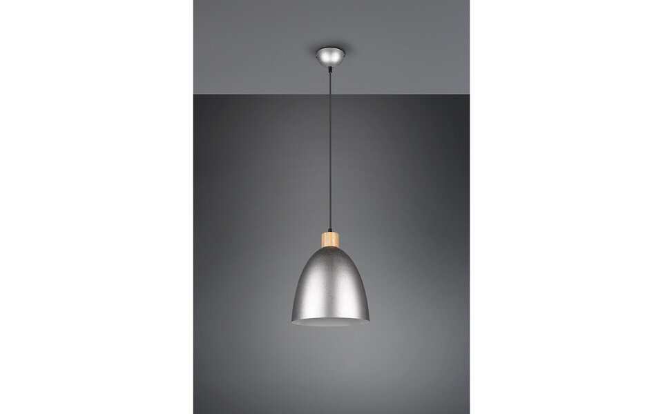 HLW LED LED Hanglamp Trion Jaguar - Rond, Mat Nikkel, Aluminium, 40W LED, E27 Fitting