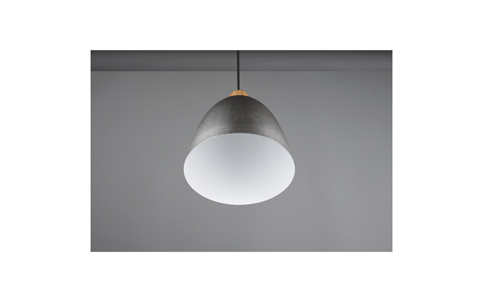HLW LED LED Pendant Lamp Trion Jaguar - Round, Matte Nickel, Aluminum, 40W LED, E27 Fitting HLW LED LED Pendant Lamp Trion Jaguar - Round, Matte Nickel, Aluminum, 40W LED, E27 Fitting