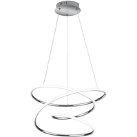 Dimbare LED Hanglamp 36W - Natuurlijk Wit - Glans Chroom