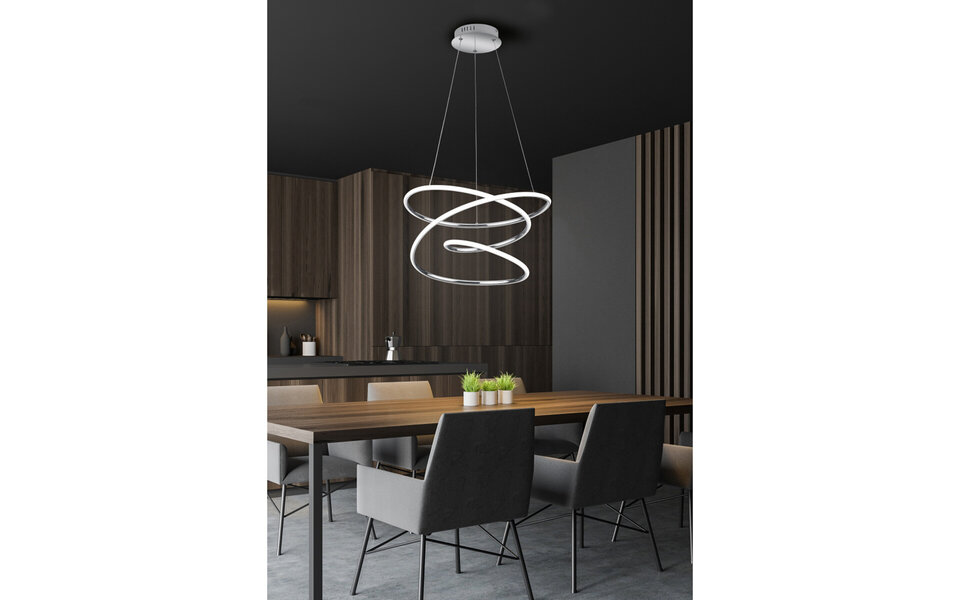 HLW LED Trion Bilona Dimmable LED Pendant Lamp 36W - White LED Lamp 4000K Neutral White