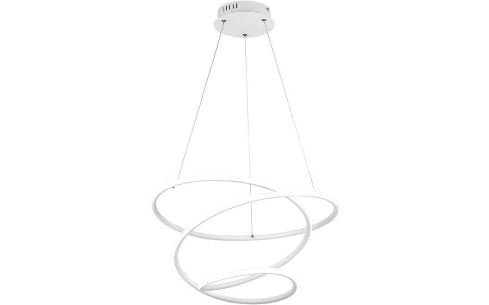 HLW LED Dimbare 36W LED Hanglamp - Witte LED Lamp met Natuurlijk Neutraal Wit Licht