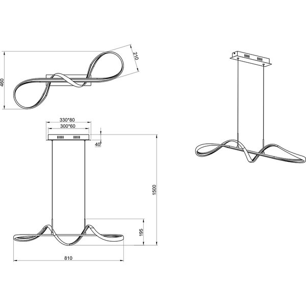 HLW LED Trion Peruino Dimbare LED Hanglamp 37W - Mat Wit, Neutraal Wit Licht 4000K HLW LED Trion Peruino Dimbare LED Hanglamp 37W - Mat Wit, Neutraal Wit Licht 4000K