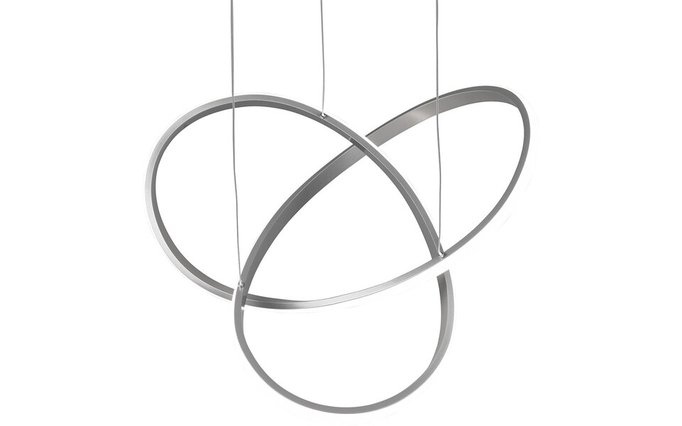 HLW LED Moderne Dimbare LED Hanglamp 5W in Wit - Neutraal Wit Licht, Mat Nikkel