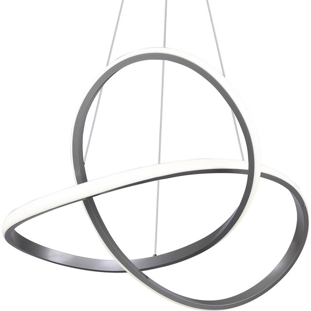 HLW LED Modern Dimmable LED Pendant Lamp 5W in White - Neutral White Light, Matte Nickel HLW LED Modern Dimmable LED Pendant Lamp 5W in White - Neutral White Light, Matte Nickel