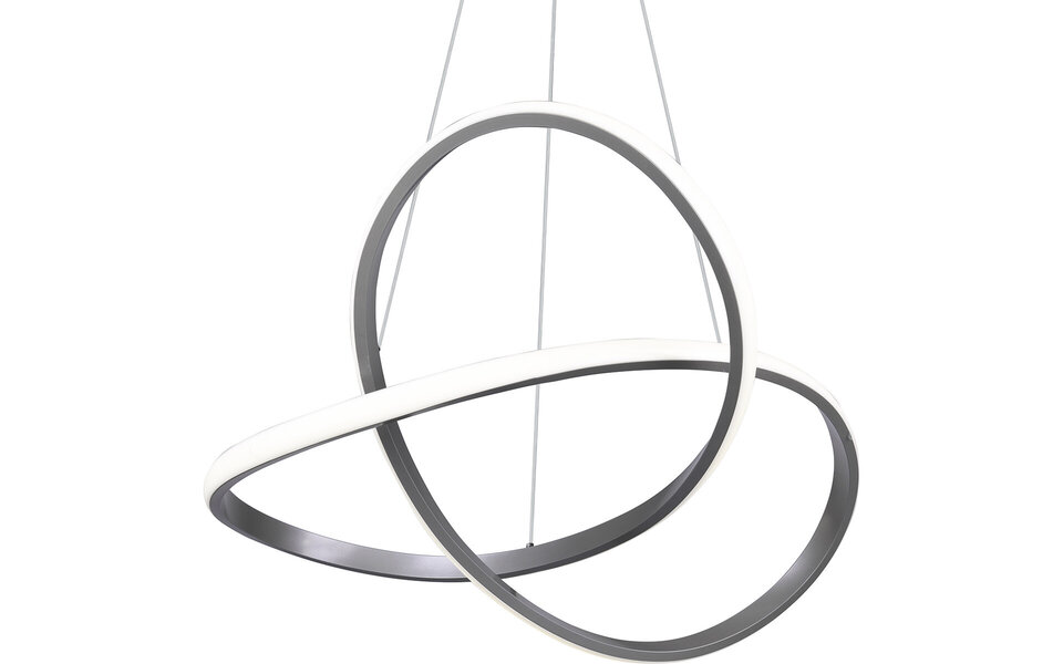 HLW LED Moderne Dimbare LED Hanglamp 5W in Wit - Neutraal Wit Licht, Mat Nikkel