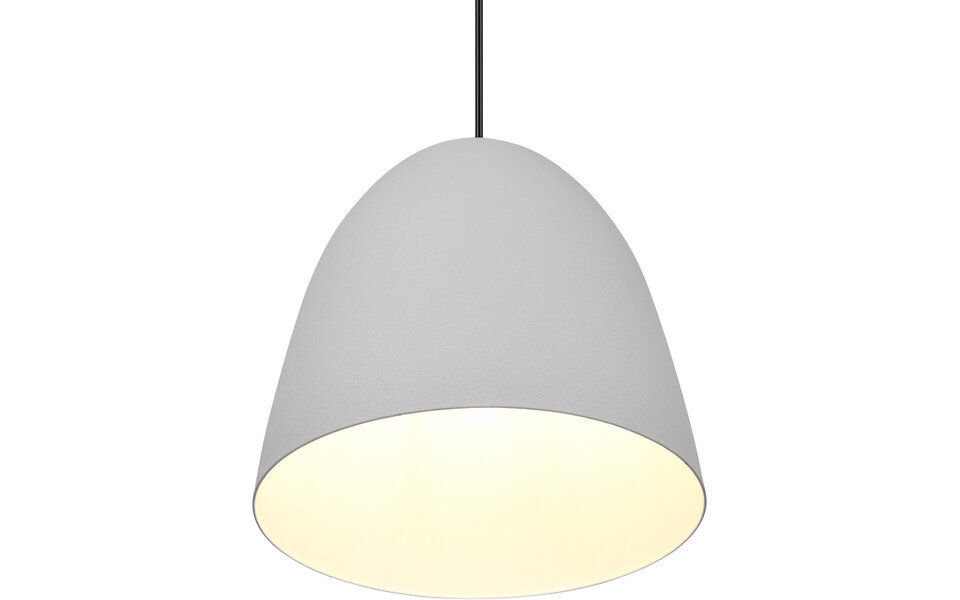 HLW LED Moderne Grijze LED Hanglamp - Trion Lopez 1-lichts Aluminium E27