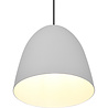 moderne matgrijze LED hanglamp met E27 fitting en 40W vermogen voor sfeervolle verlichting