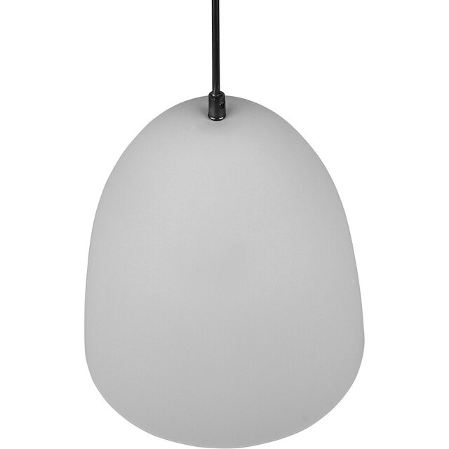 HLW LED Modern Gray LED Pendant Lamp - Trion Lopez 1-light Aluminum E27