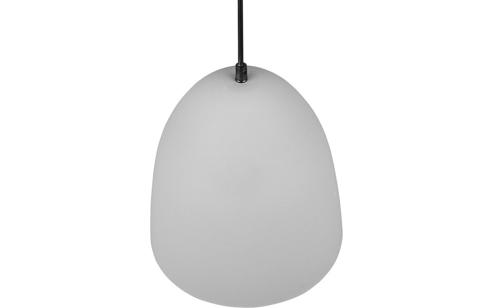 HLW LED Modern Gray LED Pendant Lamp - Trion Lopez 1-light Aluminum E27