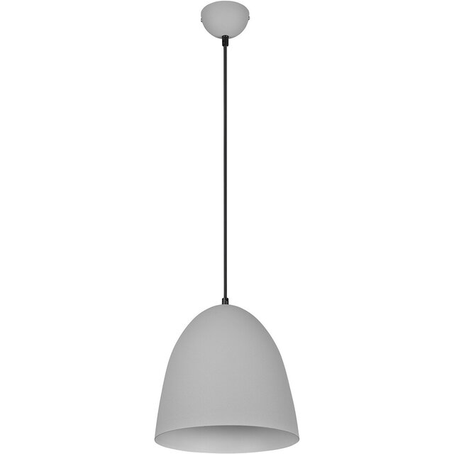 HLW LED Moderne Grijze LED Hanglamp - Trion Lopez 1-lichts Aluminium E27