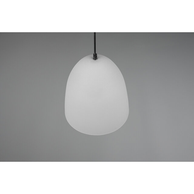 HLW LED Moderne Grijze LED Hanglamp - Trion Lopez 1-lichts Aluminium E27