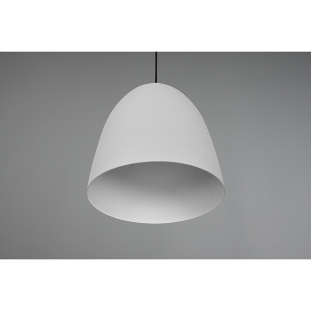 HLW LED Moderne Grijze LED Hanglamp - Trion Lopez 1-lichts Aluminium E27