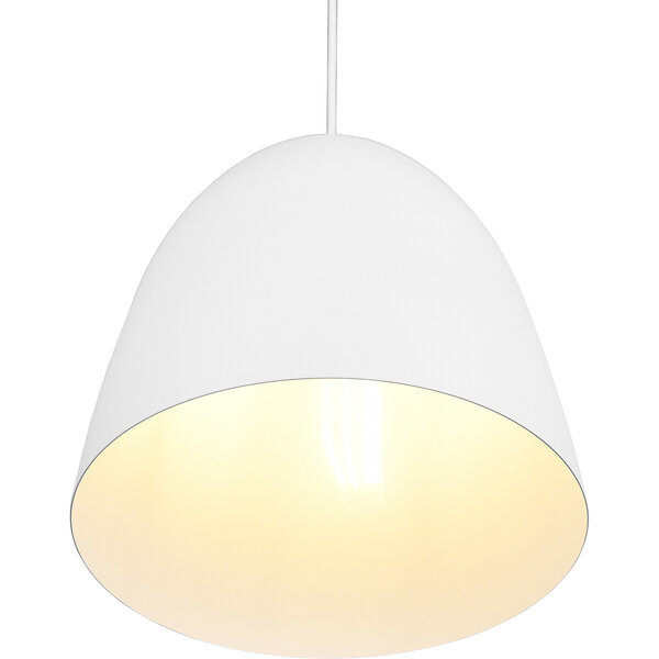 HLW LED Stijlvolle LED Hanglamp Trion Lopez - Witte LED Hanglamp met E27 Fitting, Mat Wit Aluminium HLW LED Stijlvolle LED Hanglamp Trion Lopez - Witte LED Hanglamp met E27 Fitting, Mat Wit Aluminium