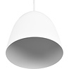HLW LED Stylish LED Pendant Lamp Trion Lopez - White LED Pendant Lamp with E27 Fitting, Matte White Aluminum