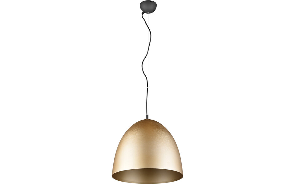 HLW LED Gold LED Pendant Lamp Trion Lopez XL - Matte Gold, E27 Fitting, Adjustable