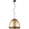 moderne gouden LED hanglamp met E27 fitting en 40W vermogen in mat gouden afwerking