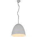 Gray LED Pendant Lamp Trion Lopez XL - Round, Matte Gray, Adjustable, E27