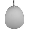 HLW LED Gray LED Pendant Lamp Trion Lopez XL - Round, Matte Gray, Adjustable, E27
