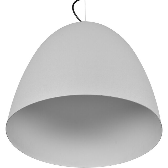 HLW LED Gray LED Pendant Lamp Trion Lopez XL - Round, Matte Gray, Adjustable, E27