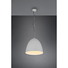 HLW LED Gray LED Pendant Lamp Trion Lopez XL - Round, Matte Gray, Adjustable, E27