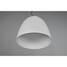 HLW LED Gray LED Pendant Lamp Trion Lopez XL - Round, Matte Gray, Adjustable, E27