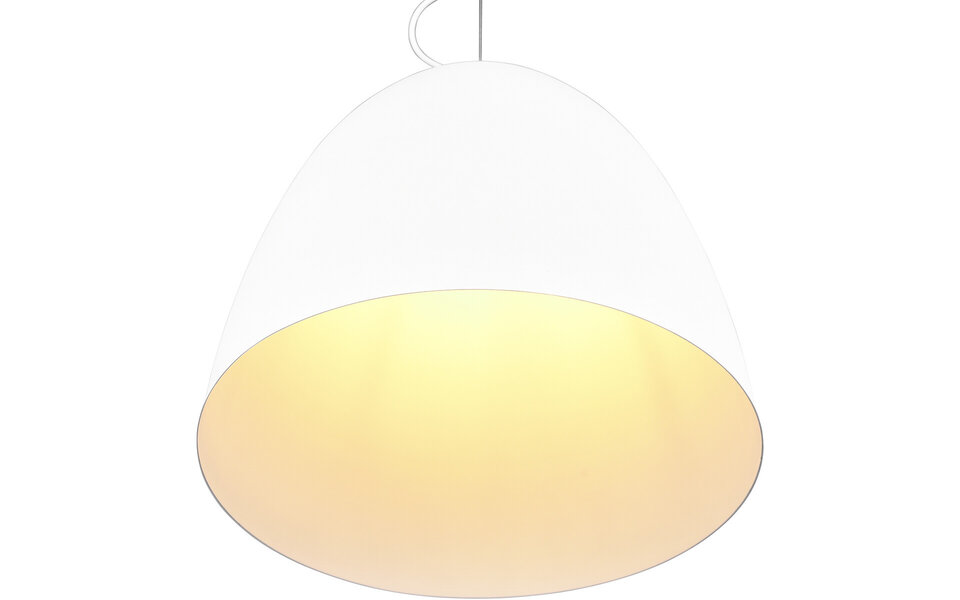 HLW LED LED Hanglamp Mat Wit - Trion Lopez XL, Rond, Aluminium, E27 Fitting