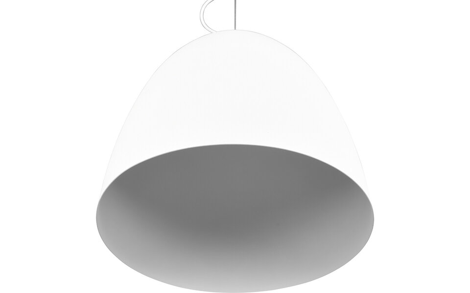 HLW LED LED Pendant Lamp Matte White - Trion Lopez XL, Round, Aluminum, E27 Fitting HLW LED LED Pendant Lamp Matte White - Trion Lopez XL, Round, Aluminum, E27 Fitting