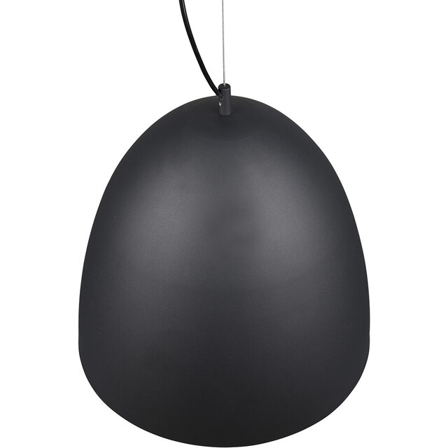 HLW LED Matte Black & Gold LED Pendant Lamp Trion Lopez XL – 1-light, E27, Aluminum