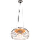 HLW LED LED Pendant Lamp Trion Tymon - 3-light Round Aluminum with Antique Nickel