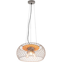 LED Pendant Lamp Trion Tymon - 3-light Round Antique Nickel LED Pendant Lamp Trion Tymon - 3-light Round Antique Nickel