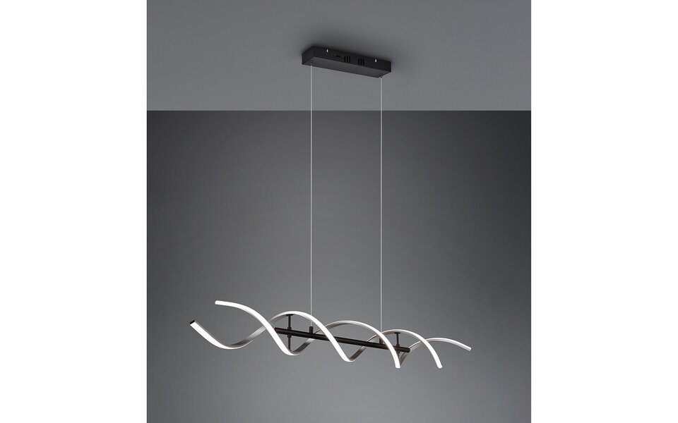 HLW LED LED Pendant Lamp Trion Sarina 45W - Dimmable, Adjustable Color, Brushed Silver