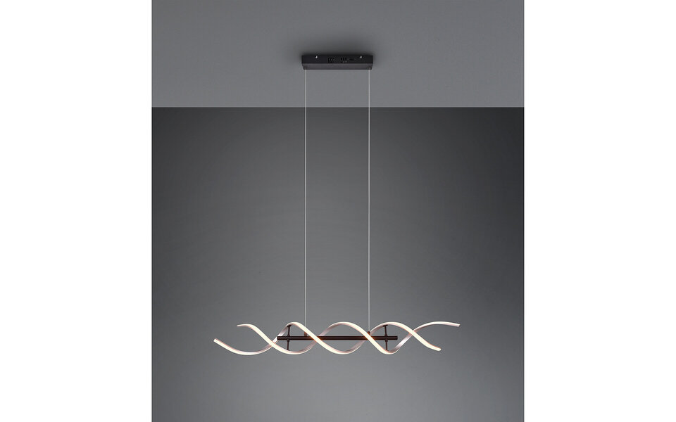 HLW LED LED Pendant Lamp Trion Sarina 45W - Dimmable, Adjustable Color, Brushed Silver