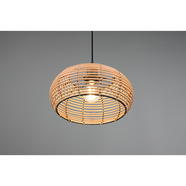 HLW LED Trion Irene LED Hanglamp Hout - E27 Fitting, 1-lichts, Bruin, Verstelbaar HLW LED Trion Irene LED Hanglamp Hout - E27 Fitting, 1-lichts, Bruin, Verstelbaar