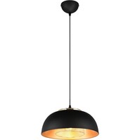LED Pendant Lamp Trion Palmo XL - Matte Black, E27 Fitting