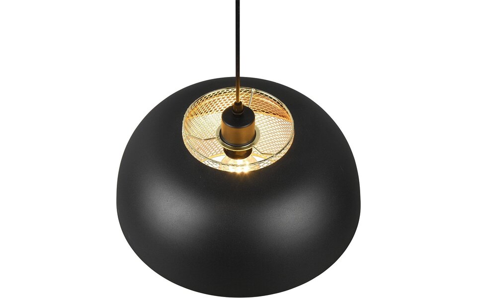 HLW LED Black LED Pendant Lamp Trion Palmo XL - Matte Black Aluminum, E27, 1-light HLW LED Black LED Pendant Lamp Trion Palmo XL - Matte Black Aluminum, E27, 1-light