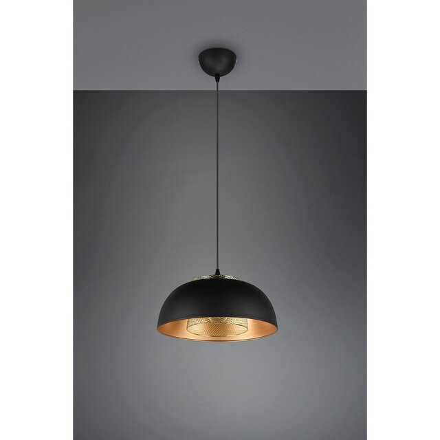 HLW LED Black LED Pendant Lamp Trion Palmo XL - Matte Black Aluminum, E27, 1-light HLW LED Black LED Pendant Lamp Trion Palmo XL - Matte Black Aluminum, E27, 1-light