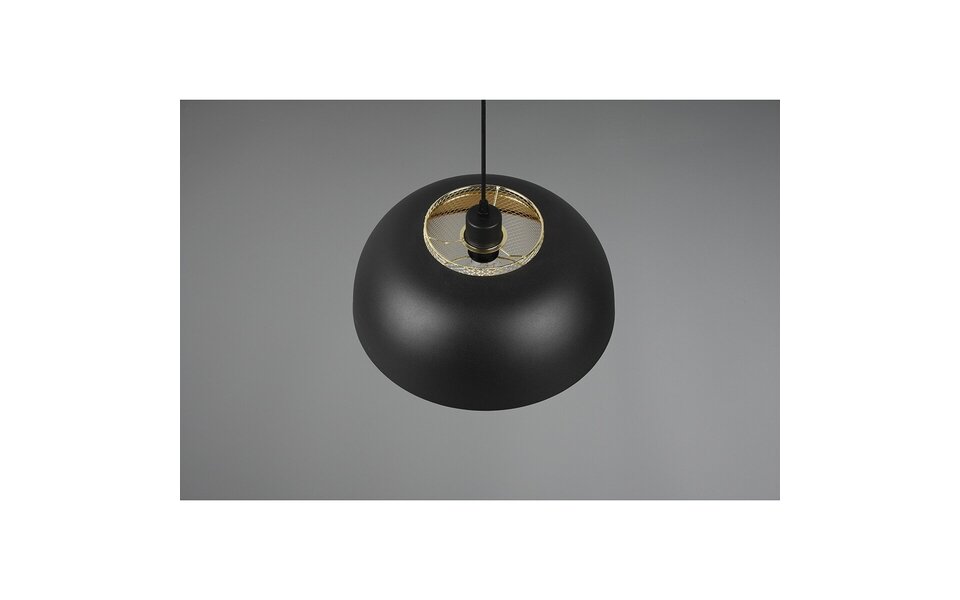 HLW LED Black LED Pendant Lamp Trion Palmo XL - Matte Black Aluminum, E27, 1-light HLW LED Black LED Pendant Lamp Trion Palmo XL - Matte Black Aluminum, E27, 1-light