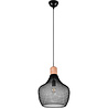 HLW LED Matte Black LED Pendant Lamp Trion Jenna XL - Aluminum, E27, Height Adjustable HLW LED Matte Black LED Pendant Lamp Trion Jenna XL - Aluminum, E27, Height Adjustable