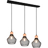 LED Hanglamp Trion Jenna - Mat Zwart, 3-lichts, E27 Fitting Verlichting per ruimte LED Hanglamp Trion Jenna - Mat Zwart, 3-lichts, E27 Fitting Verlichting per ruimte
