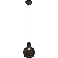 LED Pendant Lamp Wood Black - Trion Sparko E14 1-light LED Pendant Lamp Wood Black - Trion Sparko E14 1-light