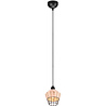 LED Hanglamp Trion Bera - E27 Fitting, Rond & Bruin Verlichting per ruimte