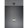 HLW LED LED Pendant Lamp Trion Bera - 1-light, E27 Fitting, Round Brown Aluminum