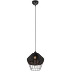 HLW LED LED Pendant Lamp Trion Bera XL - Black LED Pendant Lamp with E27 fitting, adjustable and durable