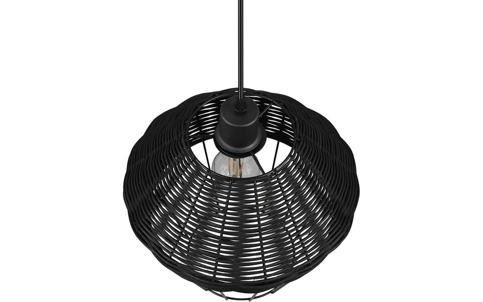 HLW LED LED Pendant Lamp Trion Bera XL - Black LED Pendant Lamp with E27 fitting, adjustable and durable