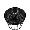 HLW LED LED Pendant Lamp Trion Bera XL - Black LED Pendant Lamp with E27 fitting, adjustable and durable