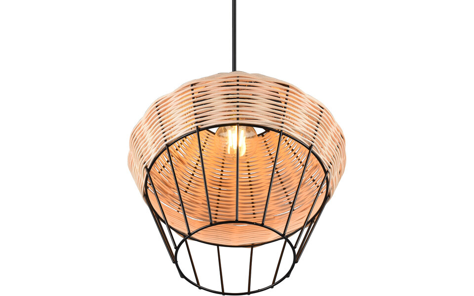 HLW LED LED Pendant Lamp Trion Bera XL - Brown Aluminum, E27 Fitting, Height Adjustable