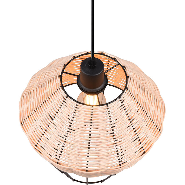 HLW LED LED Pendant Lamp Trion Bera XL - Brown Aluminum, E27 Fitting, Height Adjustable
