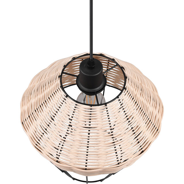 HLW LED LED Pendant Lamp Trion Bera XL - Brown Aluminum, E27 Fitting, Height Adjustable