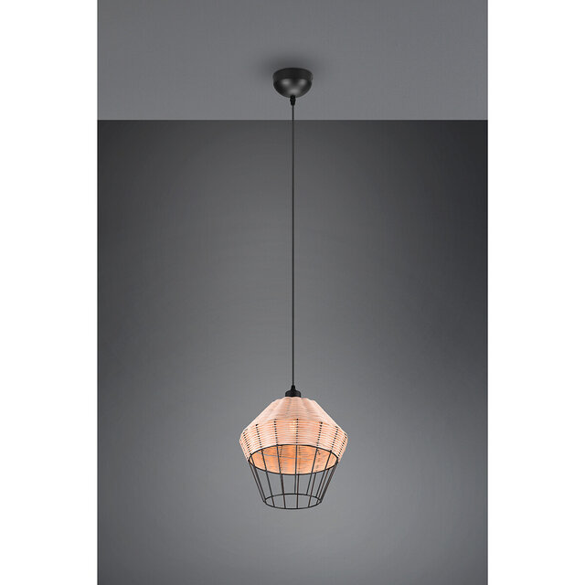 HLW LED LED Pendant Lamp Trion Bera XL - Brown Aluminum, E27 Fitting, Height Adjustable
