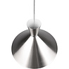 HLW LED LED Pendant Lamp Trion Ewomi - Round, Matte Nickel, Aluminum, E27 Socket, Ø35cm